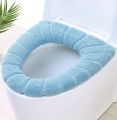 Washable Soft Toilet Seat Cover (multicolor). 