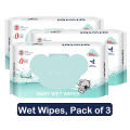 Aiwibi Wet Wipes 90 Pcs Pack of 3. 