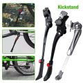 Durable Adjustable Bicycle Kickstand Non-Slip Bicycle Parts Bike Parking Stand Universal Aluminum Alloy Single Side Stand for 24-29 Inch Mountain Bike. 