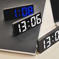 Home Decor Temperature Calendar Number Clock Backlight Alarm Clock Electronic Clock LED Digital Large Number. 