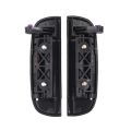 Kqueebee 2Pcs Car Black Front Rear Outer Door Handle Exterior Outside Door Open Knob Left Right for New Alto. 
