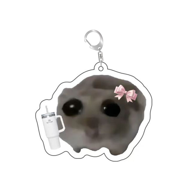 Gift%20Car%20Pack%20Acrylic%20Game%20Hamster%20Sad%20Me%20Memes%20Fun%20Just%20A%20Girl%20Key%20Chain%20Cartoon%20Key%20Chain%20Ring%20Backpack%20Glamour%20Key%20Chain%20Pentend%20-%20Image%204
