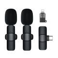 K9 Wireless Lavalier 2.4G Live Broadcasting Host Microphone Noise Reduction High Sound Quality Ultra Long Distance Small Microphone. 