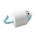 Cartoon Cute Soft Cute Childlike Squirrel Hook Coat Hook Free Punch Storage Rack Home Wall Decoration Storage Hook Blue. 