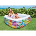 Clearview Aquarium Pool 62.5in x 62.5 in x 19.5in - For Babies | Portable Inflatable Swimming Pool For Babies |. 