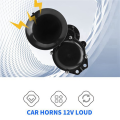 OYPFXMI 2X 12V 24V Electric Snail Air Horn 120DB Loud Sound for Truck Van. 