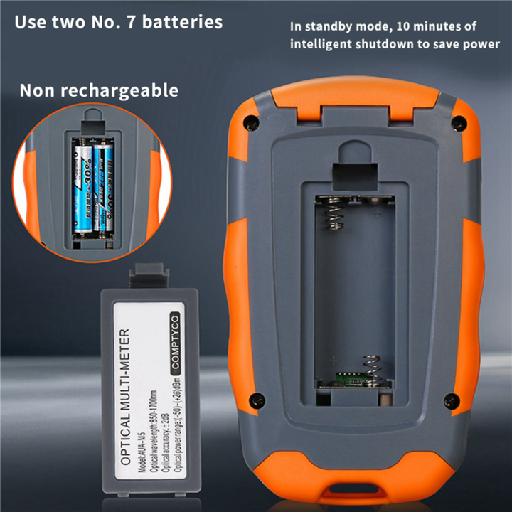 2X Mini Optical Power Meter -M7 OPM Fiber Optical Cable Tester -70DBm ...