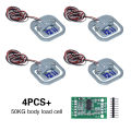 50kg Human Scale Load Cell Weight Sensors+HX711 AD Module Body Load Cell Weighing Sensor Pressure Sensors Measurement Tools. 