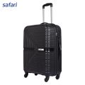 Safari Eclipse Secure 4W Hard Luggage (Small) | 100% Polypropylene  |  Fixed Combination Lock | Secure zipper. 