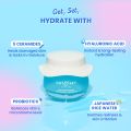 DOT & KEY 72Hr Hydrating Gel + Probiotics Moisturizer For Face With Hyaluronic Acid, Kombucha & Rice Water Lightweight Gel Oil Free Moisturizer | For Oily, Dull & Uneven Skin Tone I For All Skin Types | 60Ml. 
