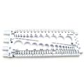 Practical Plastic Nut and Bolt Thread Checker with Inch and Centimeter Ruler Durable Bolt and Nut Identifier Gauge Nut Bolt Size and Thread Identifier Toolbox. 