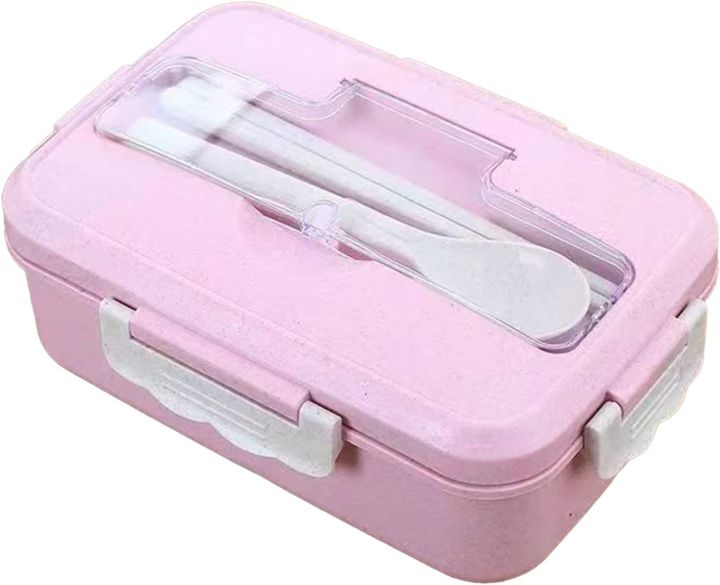 Bento%20Box,%20Lunch%20Box%20Practical%20Durable%20for%20Home%20for%20Student%20with%20Spoon-%20Multicolor%20-%20Image%207