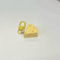 Mini size Cheese keychain Unique Resin Student girl Jewelry pendant Durable material Sweet Imitation food play pendant for Backpack decoration. 