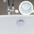 New PVC Bath Overflow Drain Cover Transparent Add Extra Inches Water Bathroom Accessories Tub Warmer Anti-overflow Drainage Cap Bottomless Bathtub. 