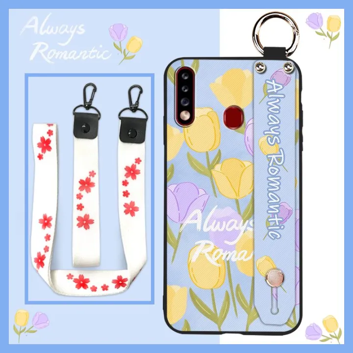 Kickstand%20ring%20Phone%20Case%20For%20Samsung%20Galaxy%20A70E%20Back%20Cover%20Lanyard%20Soft%20case%20Anti-knock%20Waterproof%20Shockproof%20Silicone%20-%20Image%206