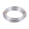 6X, 3mm Aluminium Wire 10M Craft Silver Wire for Jewellery Making Clay Modelling Bonsai and Model. 