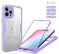 For Apple iPhone 15 14 13 12 11 Pro Max X Xs XR 8 7 Plus Phone Case, 360 Full Protective Casing Shockproof Hard Acrylic Cover. 