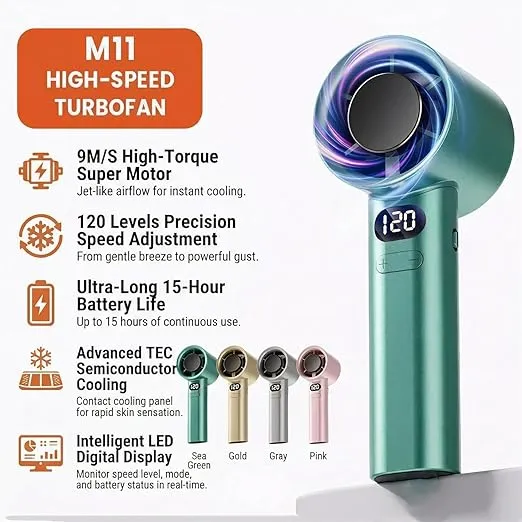 M11%20Portable%20Handheld%20Fan%20(Multi-Color)%20-%20120%20Speed%20Stepless%20Adjustable%20Mini%20Turbo%20Fan,%20Rechargeable%201800mAh%20Battery,%20LED%20Digital%20Display,%20Type-C%20Fast%20Charging%20Desk%20Fan%20for%20Travel%20&%20Office%20-%20Image%205