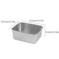 1PC 600ml Stainless Steel Refrigerator Food Storage Box With Plastic Lid Prepare Food Freshness Preservation Box Picnic Box Cuilei. 
