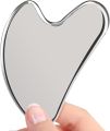 Stainless Steel Gua Sha Facial Massager - Face & Body Scraping Tool - Gua Sha Stone Massager 88gm Thick Gua Sha For Face & body - 88gm. 