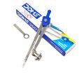 Doms 360 Degree Self Centering Pencil Compass | Non-Rusting Strong Material | For Students Use To Draw Circle, Arc & Other Geometry Designs. 