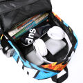 TRUFFLE Graffiti Printed Waterproof Soft Hip-Hop Backpack With 16" Laptop Storage Capacity For Unisex. 