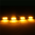 fasdaga 5X Plug & PLAY Car LED Front Grille Smoked Daytime Running Lights Lamp for Universal Pickup Truck Sedan. 
