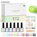 Mini Born CC2 HEMA FREE Nail Gel Polish 9ml CANNI Pure White Full Coverage Soak off UV LED Nail Gel Polish PH Bond Dehydrator Diamond Top. 