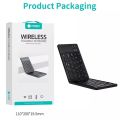 COTECi Folding Bluetooth Keyboard Wireless Silent Ipad Mobile Phone Tablet Universal Notebook Compact Portable and Comfortable Keyboard. 