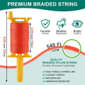 Line with Handle, Twisted 540 FT 18 Reloadable Line Reel. 