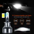 2PCS H1 LED Headlight Bulbs IP68 Waterproof Car LED Headlight Bulbs 6000K 30W 3100LM Bright LED Headlights. 