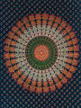 Peackcock Mandala Tapestry Wall Hanging, Ethnic Decorative Art Celtic Tapestry. 