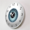 FORIDE 2X the Eye Eyeball with Beauty Contact Pupil Core Sight View Ophthalmology Mute Wall Clock Optical Store Wall Watch. 