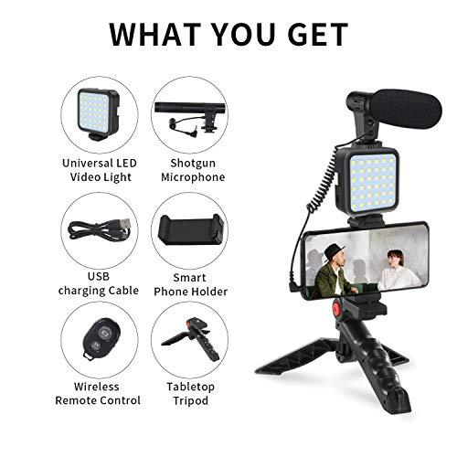 AY-49%20Camera%20Video%20Recording%20Vlogging%20Kit%20for%20Video%20Making%20Microphone%20LED%20Fill%20Light%20Mini%20Tripod%20For%20Phone%20Vlog%20Video%20Recording%20Condenser%20with%20remote%20-%20Image%203