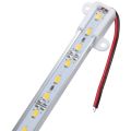 2X, 50CM 12V 36 LED 5050 Strip Bar Light Aluminum Rigid Warm White. 