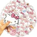 Linman 50PCS Kawaii Hello Kitty Meme Stickers Cute Sanrio Cartoon StFifty percent discount icker for Girls Toy Phone Guitar Water Bottle Graffiti Decals. 