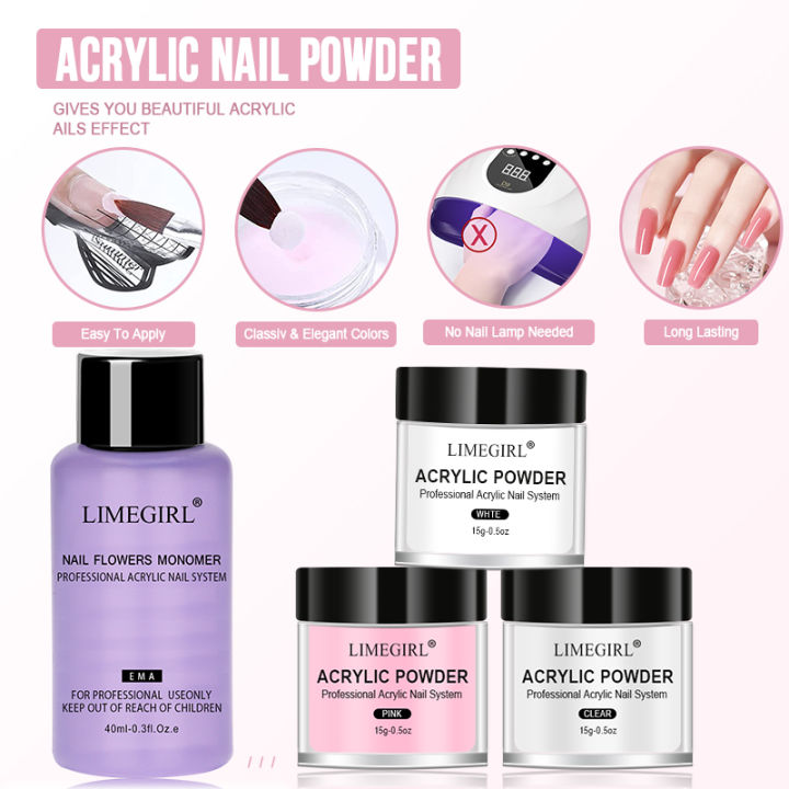 40ml%20Crystal%20Liquid%20With%2045ml%20Acrylic%20Powder%20Set%20Lnclude%20Pink%20White%20Transparent%20Acrylic%20Powder%20Kit%20Suitable%20Beginner%20Nail%20Kit%20-%20Image%204