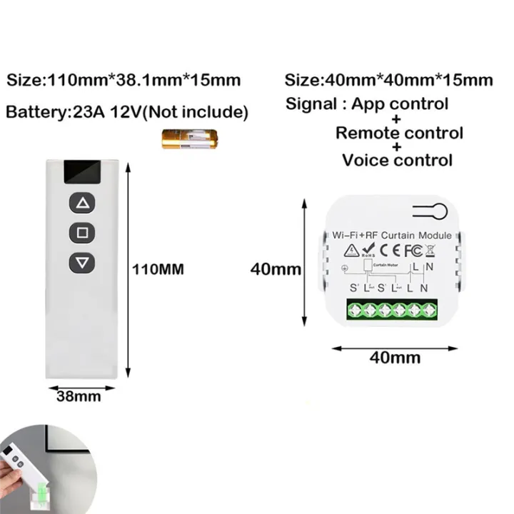 NAMUNY%20Tuya%20Smart%20Life%20WiFi%20433Mhz%20Blind%20Curtain%20Switch%20with%20RF%20Remote%20for%20Electric%20Roller%20Shutter%20Control,%202RC%201RE%20-%20Image%206
