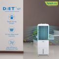 Symphony Diet 12T Personal Tower Air Cooler for Home with Honeycomb Pad, Powerful Blower, i-Pure Technology and Low Power Consumption (12L, White). 