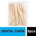 Dog Chew Stick 9pcs Pack For Aggressive Chewers Dental Chew Bone Edible Bone Treat. 