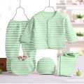 KidsSansar - New Born Baby 100% Cotton 5 PCs Clothes Set. 