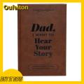 Oufeiton Life Story Writing Book Dad's Story Journal 250 Prompts Memory Book for Fathers Elegant Notebook for Elegant Interior Journal. 