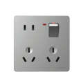 Chint 86 Type Socket Panel Multi-Functional Single Gang Eight with Switch Multi-Purpose Six/Ten Hole 10A. 