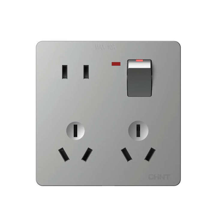 Chint%2086%20Type%20Socket%20Panel%20Multi-Functional%20Single%20Gang%20Eight%20with%20Switch%20Multi-Purpose%20Six/Ten%20Hole%2010A%20-%20Image%205
