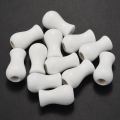 12 Pack Window Blind Wood Cord Knobs Wooden Hanging Ball Blind Small Pendants Pull End for Blinds or Shades White. 