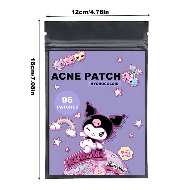 96%20PCS/SET%20Kuromi%20Pimple%20Patch%20Acne%20Colorful%20Invisible%20Acne%20Removal%20Skin%20Care%20Stickers%20Concealer%20Face%20Spot%20Beauty%20Makeup%20Tools%20-%20Image%202