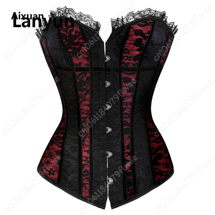 Aixuan%20%7B%7D%20Pink%20Corsets%20for%20Women%20Lingerie%20Leopard%20Corset%20Top%20Plus%20Profesional%20New%20Size%20Gothic%20Lace%20Floral%20Corset%20Bustiers%20Red%20White%20-%20Image%206