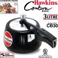 Hawkins CB30 Contura Hard AnoHawkins Contura Black  Pressure Cooker (CB30) 3 L Capacity (Hard Anodized)dised Black Pressure Cooker- 3.0 Ltrs. 