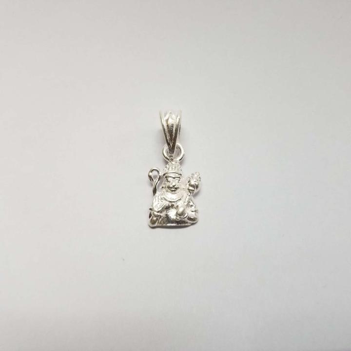 Silver Hanuman Locket Pendant For Men (Locket Only) - Sp Jewellers