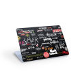 Laptop Back Sticker For Up to 15.6inch Laptop (Metal Band Logo Bomb 2). 